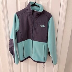 The North Face Women's Aqua and Dark Gray Ski Jacket